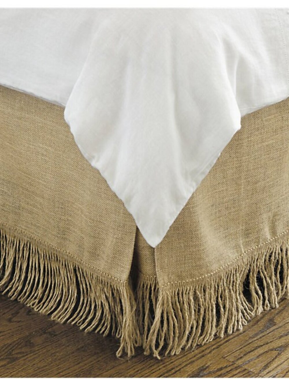 Ballards Queen Burlap Bedskirt